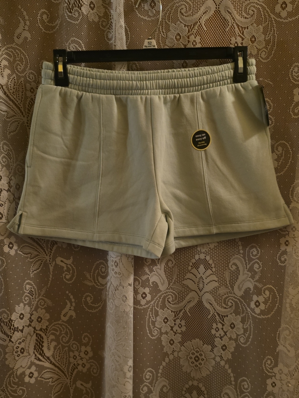 New Art Class Girls Size XXL 16/18 Pastel Green Easy On Lounge Fleece Shorts‎